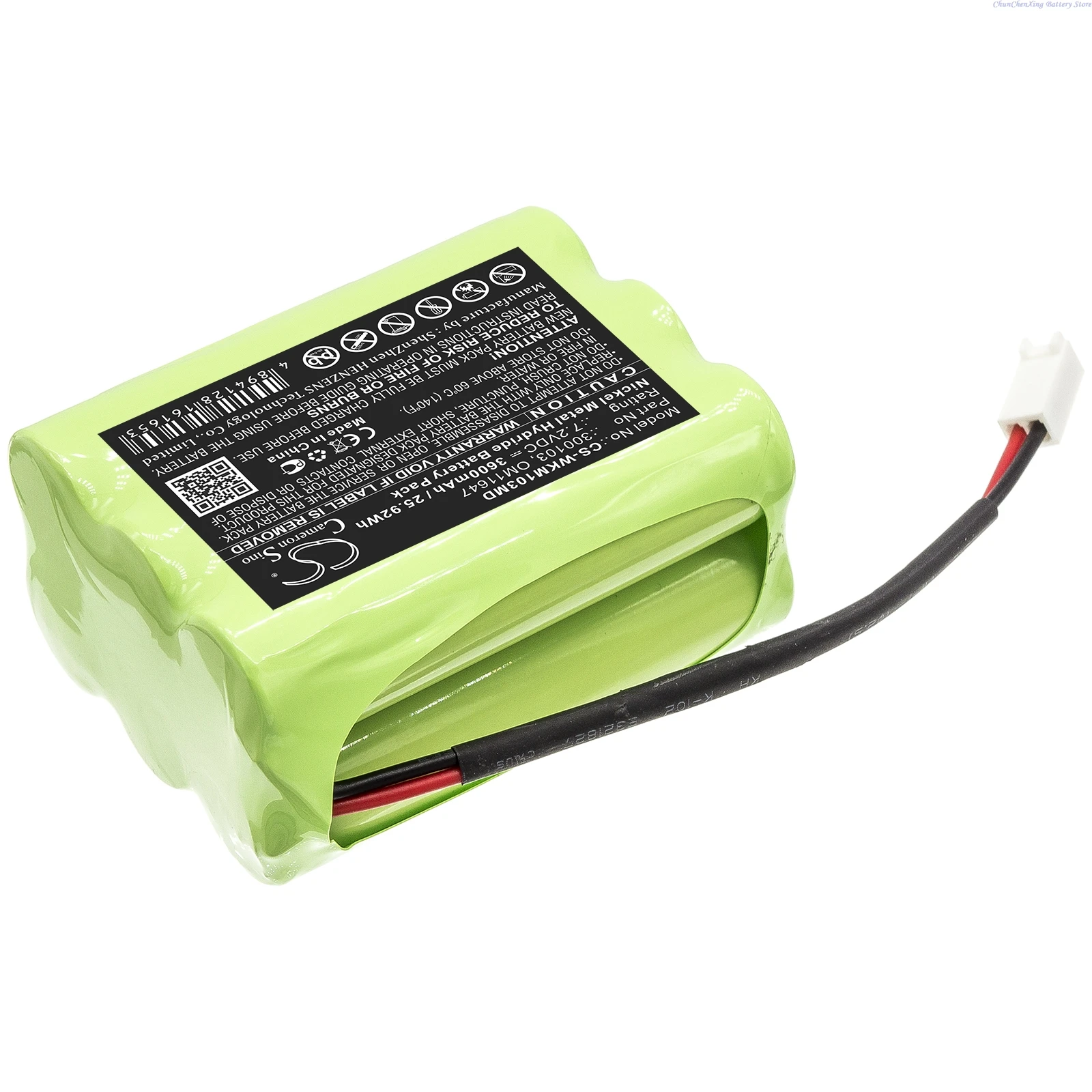 

7.2V 3600mAh Medical Battery 300103 OM11647 for WalkMed Infusion Pump, Infusion Triton +TOOL