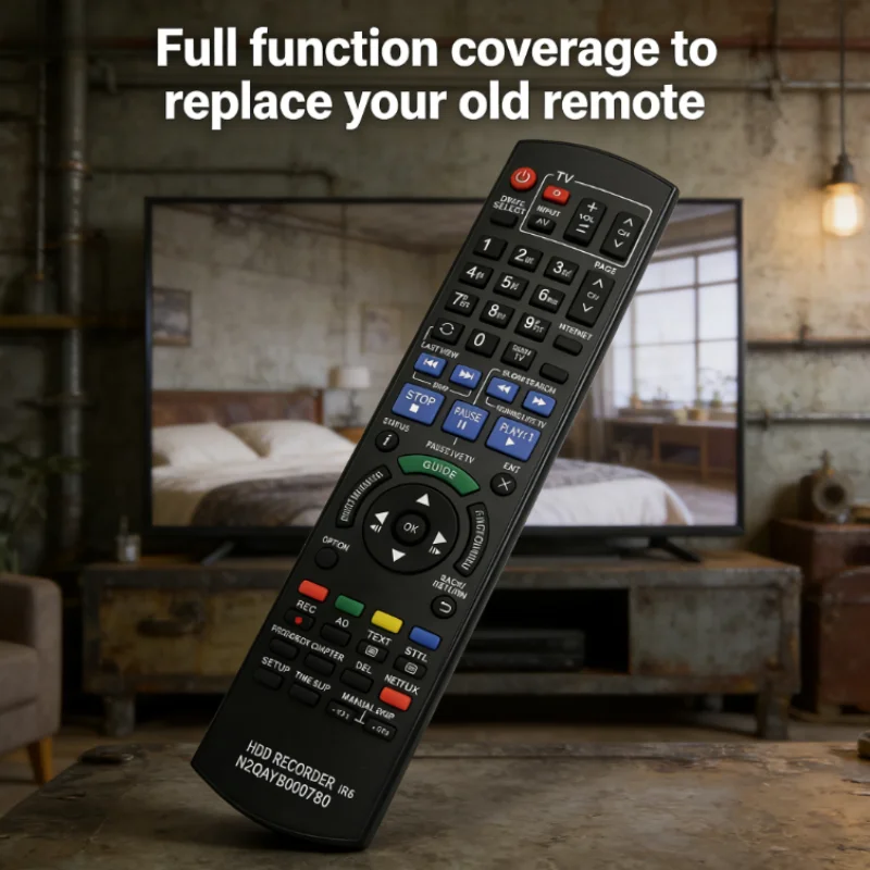 

N2QAYB000780 Universal Remote Control High Quality Replacement with Learning Function for Panasonic Blu-Ray DVD Recorder