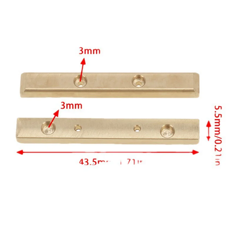 For 1/24 Axial SCX24 90081 Simulation Model Car Girder Side Counterweight, Modified And Upgraded Accessories