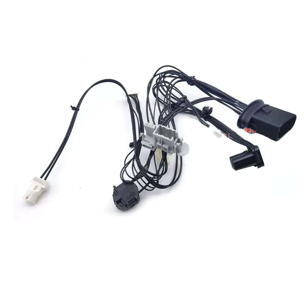 Car Headlight Internal Wiring Harness Plug Wire Cable Line Plug with AFS  For VW Touareg 2007-2010 2008 2009 - view 3
