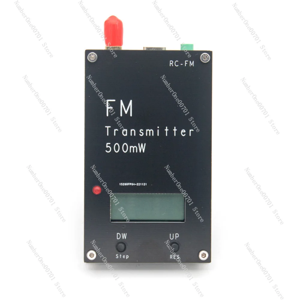 2000 متر FM الارسال شاشة ديجيتال 0.5 واط 500 ميجا واط ستيريو 76-108 متر