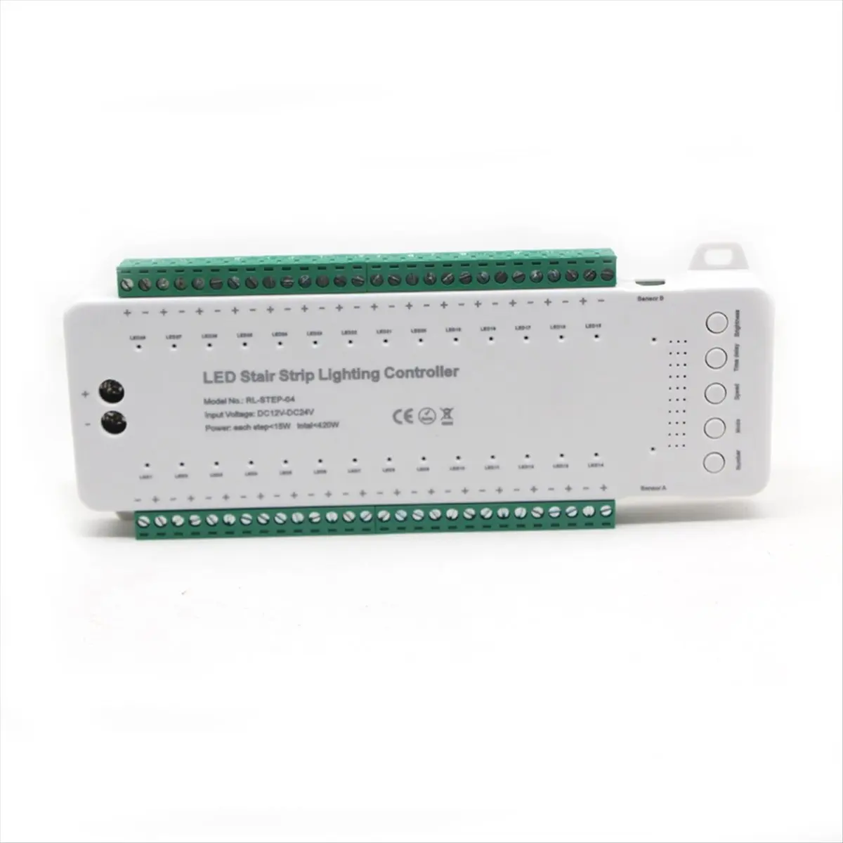 

Контроллер освещения для лестниц OK 28 Steps с датчиком движения PIR, 28 каналов, диммер для лестничных полос, DC12V 24V, для домашней лестницы