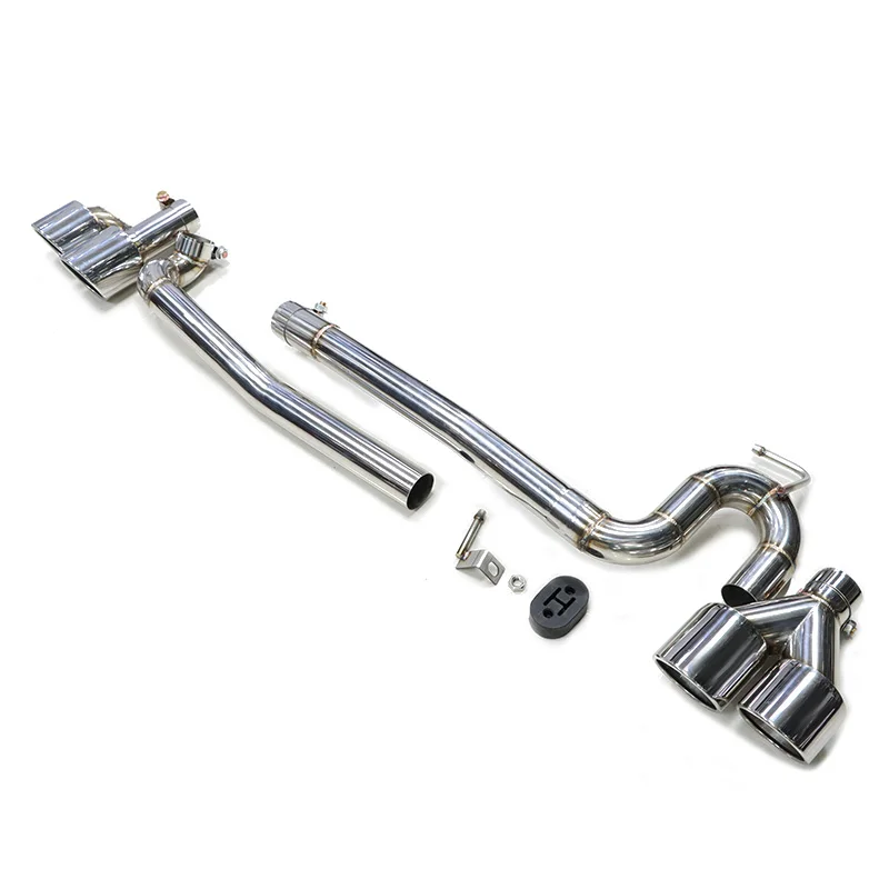 1 Set Weld-On Quad Uitlaatpijpjes VOOR Audi A3 8V 2013-2020 Sedan/Sportback S3 Style Decoratieve Uitlaatpijp Conversie
