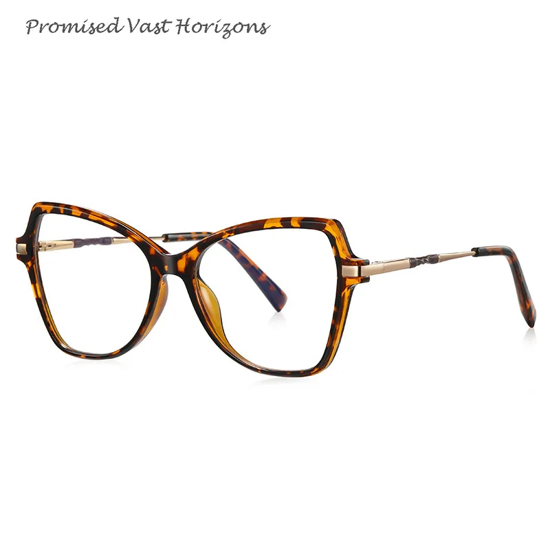 Lunettes à monture papillon, Design Original personnalisé TR90, monture optique en métal, lentille plano sud-américaine, vente en gros, nouvelle collection