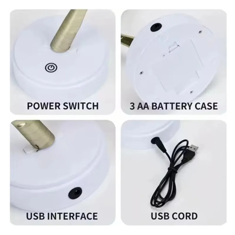 

Новый USB светодиодный светильник для бонсай, теплый свет, 36/108, светодиодный светильник для искусственного дерева, сенсорное управление, мерцающий настольный светильник, Рождество