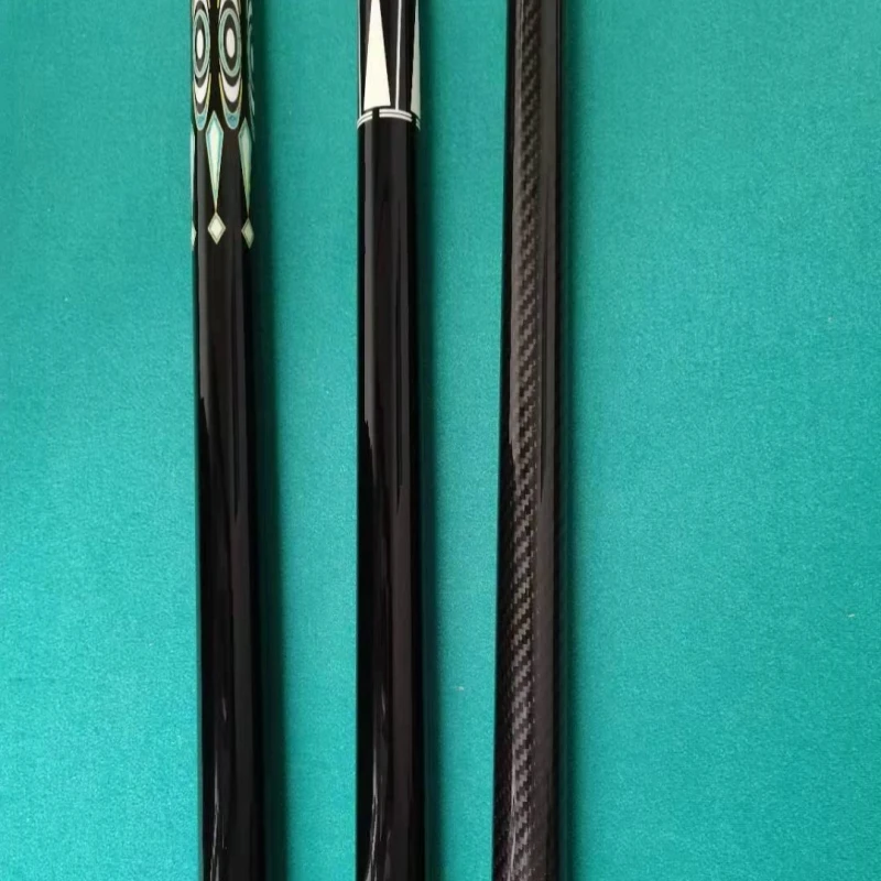 High Quality Carbon Fiber Pool Cue Shaft Custom 58 inches stick 1/2 split snooker pool cue