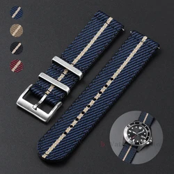 20mm 22mm Premium Nylon Watch Strap for Seiko Quick Release Sport Canvas Bracelet for Huawei Watch Gt3 Men's Military Watch Band