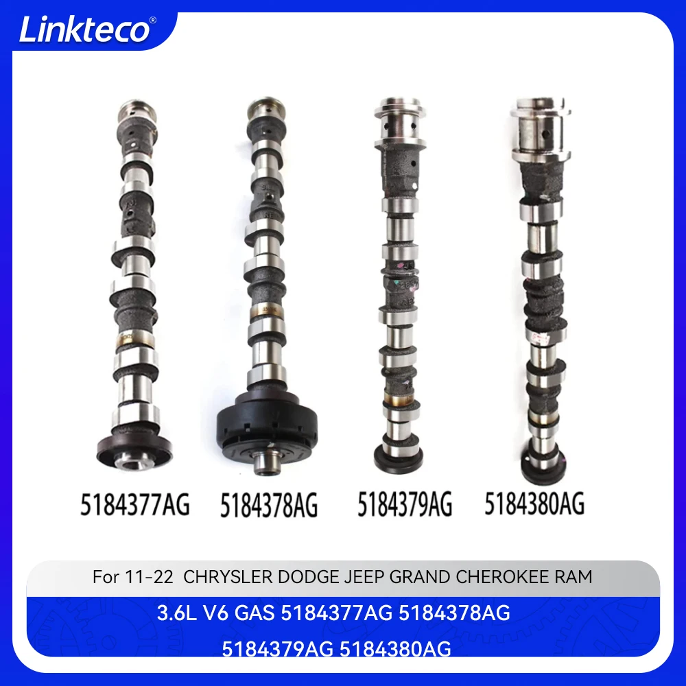 Engine Part Camshaft Fit 3.6 L ERB For 11-22 3.6L CHRYSLER JEEP GRAND CHEROKEE RAM DODGE 5184377AG 5184378AG 5184379AG 5184380AG