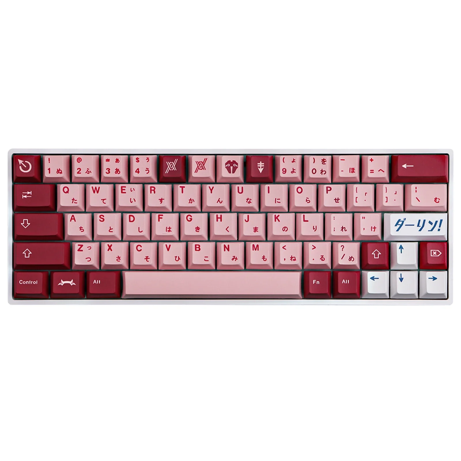 

Darling keycap cherry original height five-sided hot sublimation process mechanical keyboard 129 keys small full set