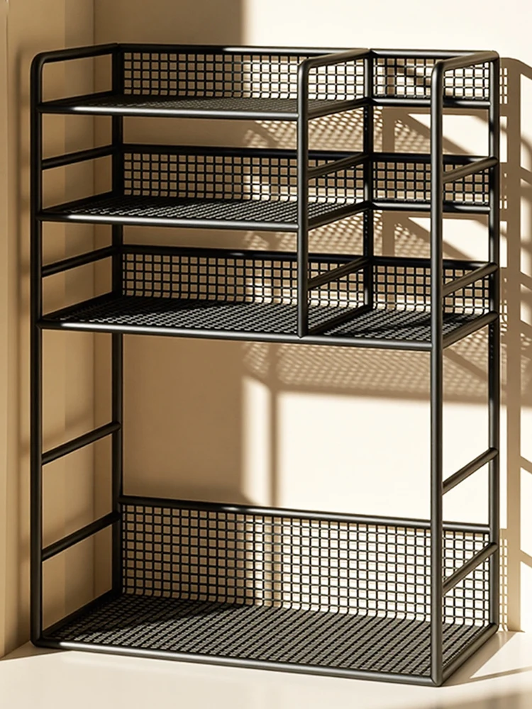 simple-multi-layer-desktop-organizer-rack-college-dormitory-bookshelf-metal-material-no-installation-required-book-storage-shelf