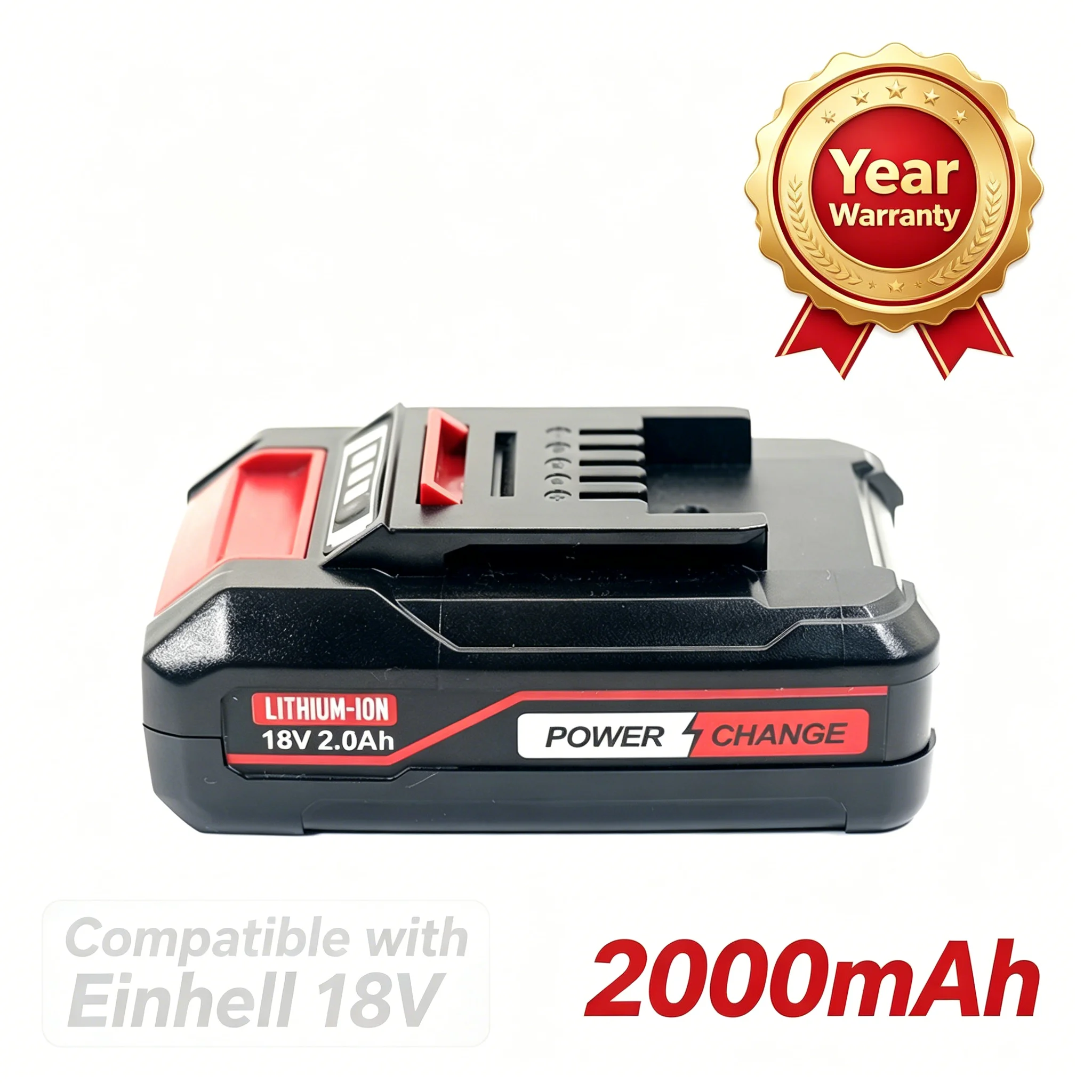 2000mAh Replacement Battery EIN18C2 Li-ion Battery for EINHELL 18V Battery Power X-change PX-BAT4 4511396 4511437 Power Tools