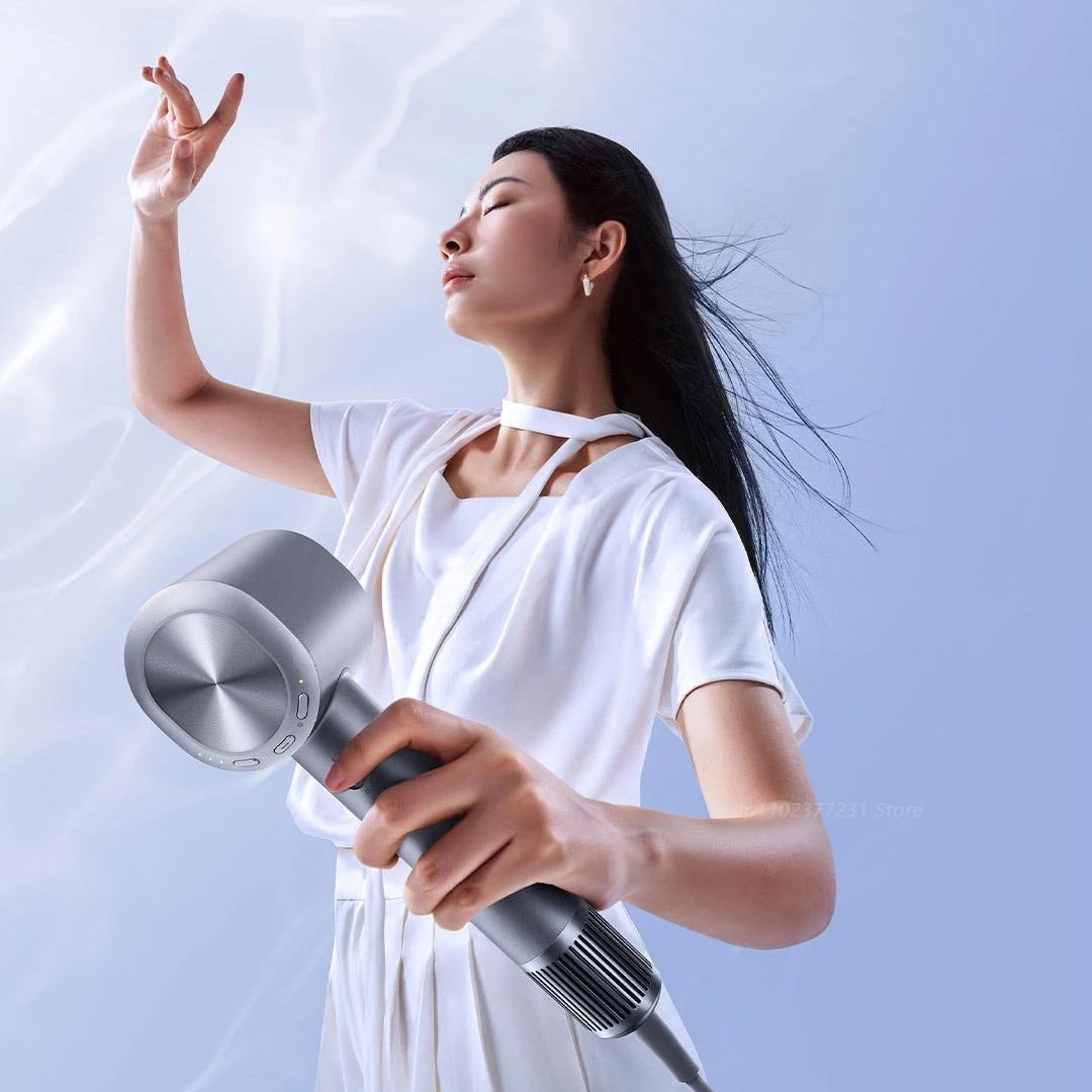 NEW Original MIJIA High-Speed Water Ion Hair Dryer H701 Nano Water Ion 200M Negative Ions 13 Drying Modes Fast Dry 1600W 220V CN