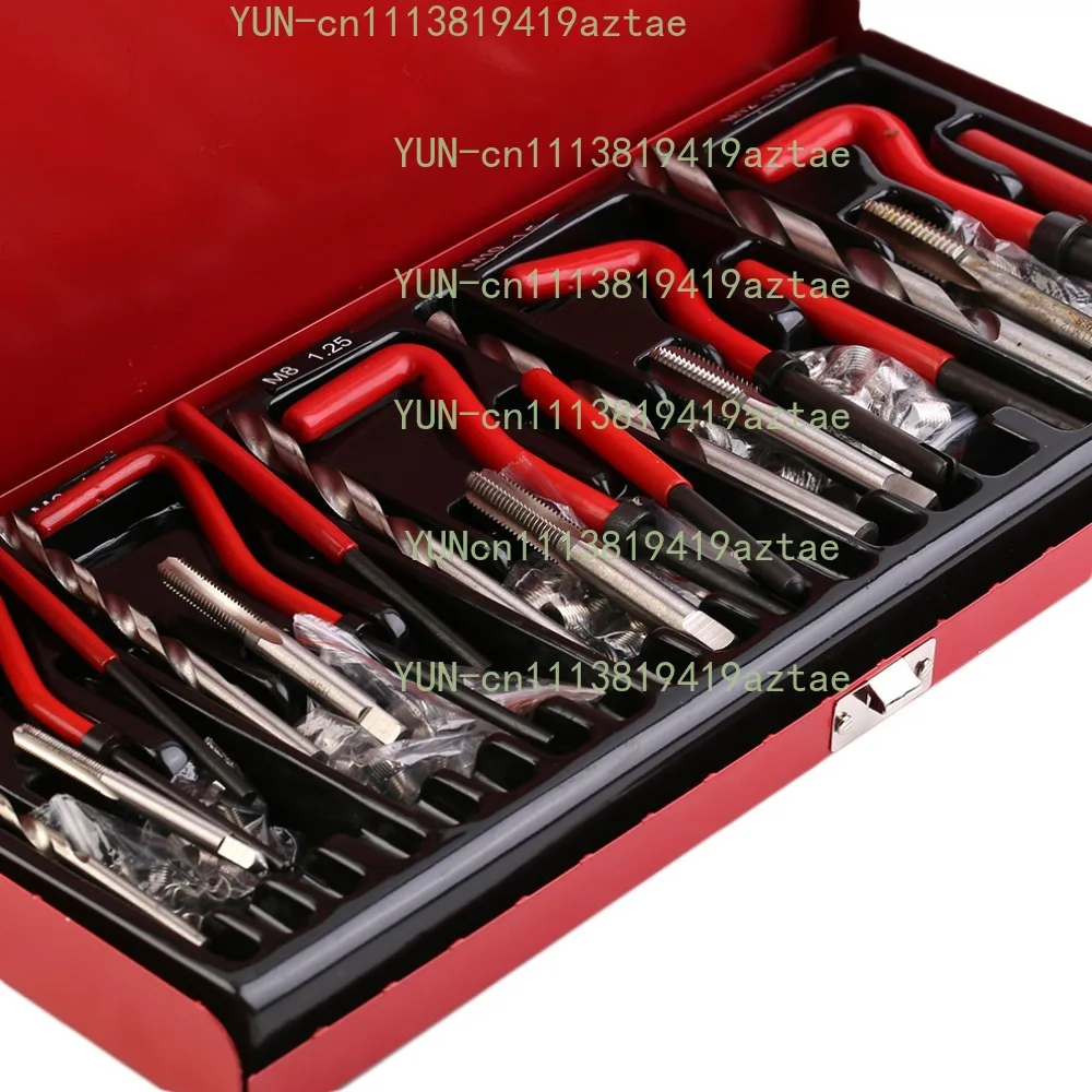 Durable Thread Repair Tool Set, Helicoil Rethread Repair Kit, Garage Workshop Tool, Professional Recoil Repair Tool, New