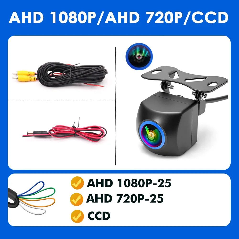 AHD 4K 1920*1080p 180 Degree Night Vision Car Monitor Auto Rear View Camera Backup Camera AHD parking assist For Android Display