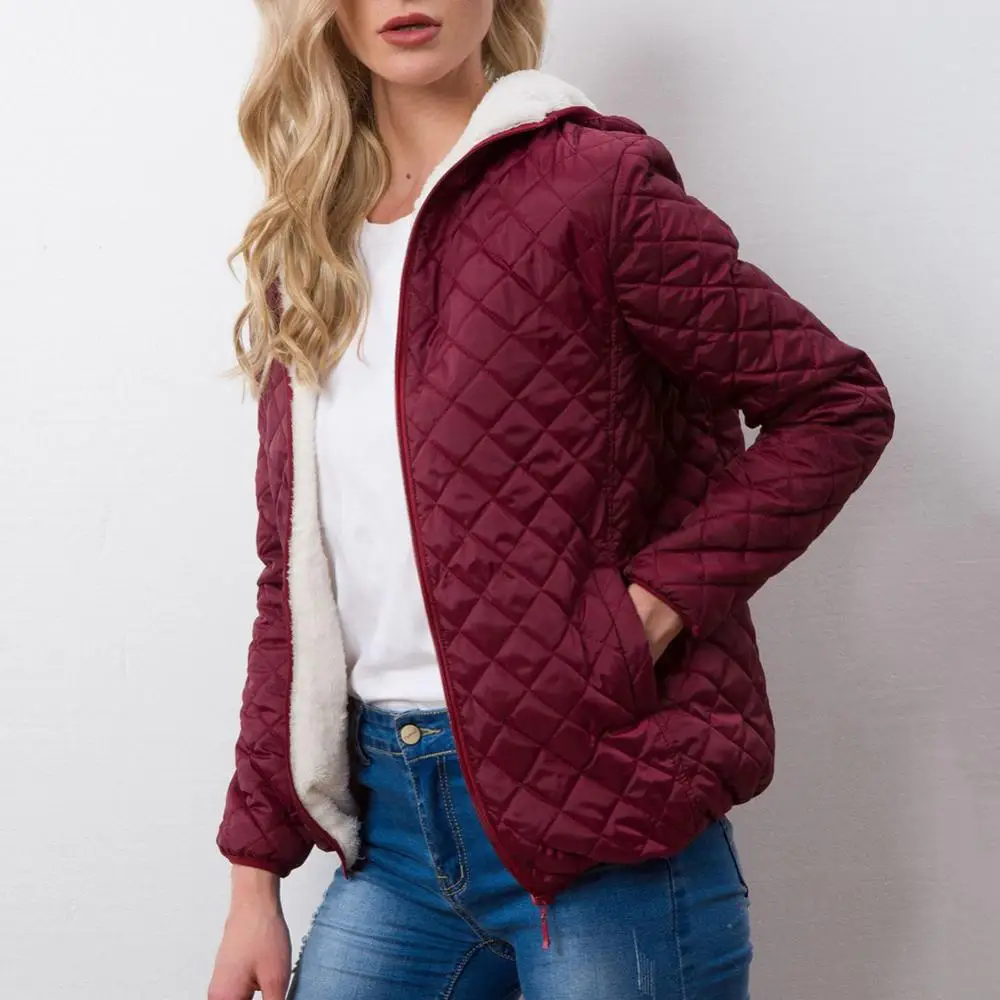 2023 Hot Sale Down Cotton Casual Warm Jacket Women Big Size Female Fashion Design Ladies Work Wear Winter Coat Cheap Wholesale