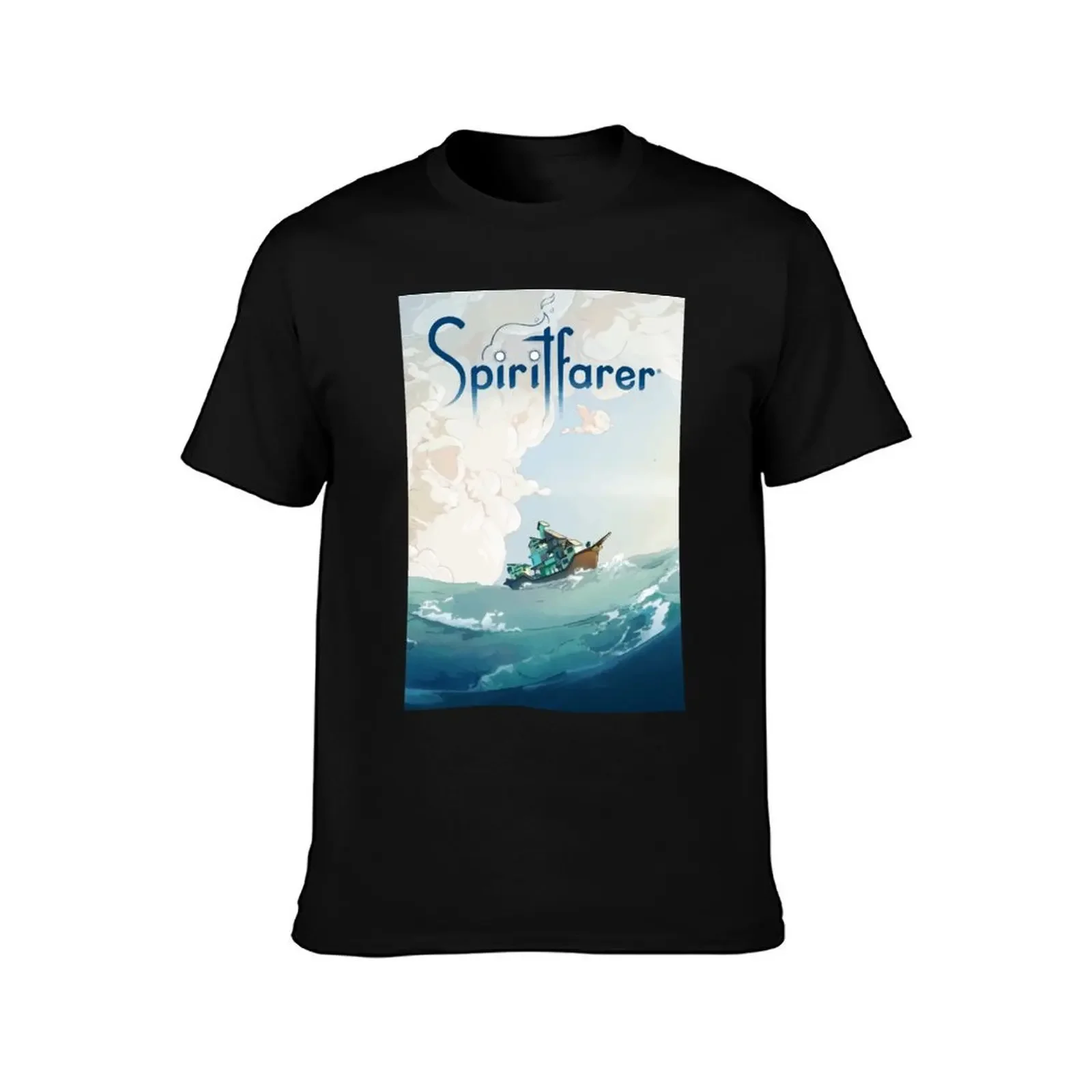 Spiritfarer (Portrait) T-Shirt quick-drying vintage anime shirt anime t shirts luxury clothes men