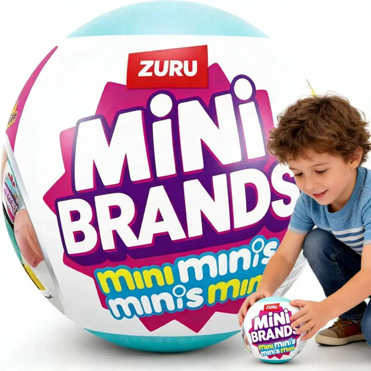 Zuru Fill The Fridge Mini Brands Blind Box Tajemnicza Figurka do Dekoracji, Model na Prezent Urodzinowy — zdjęcie 6