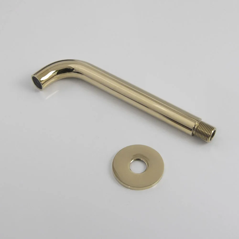 Imagem -06 - Simples Cor de Ouro Fixado na Parede do Banheiro Misturador de Água da Torneira 100 Latão Single Handle Bacia Torneira de Ouro Torneira Ware