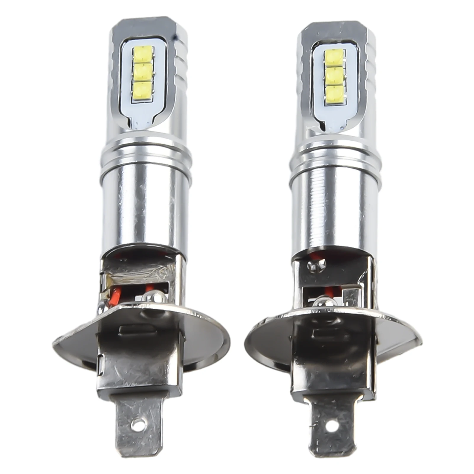 

6 LEDs/bulb H1 LED Bulbs Application Bulb Kit High Low Beam Fog Lamp Metal Right Super Bright Easy Installation