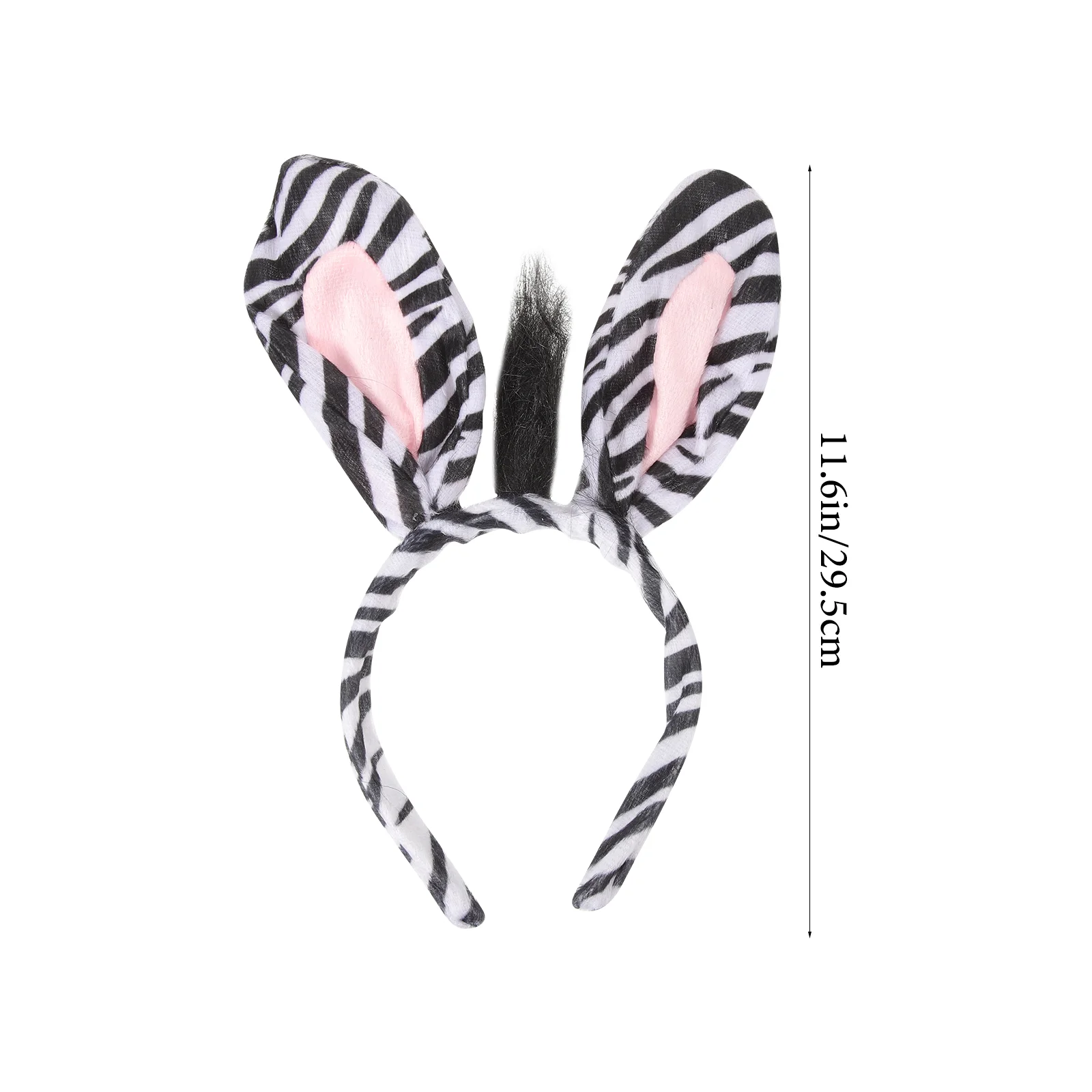 1 ชุดตลกเทศกาลปาร์ตี้ Hairy ZEBRA อุปกรณ์เสริมผมชุดสัตว์ Hairwear หางประสิทธิภาพ Masquerade PARTY Supplies