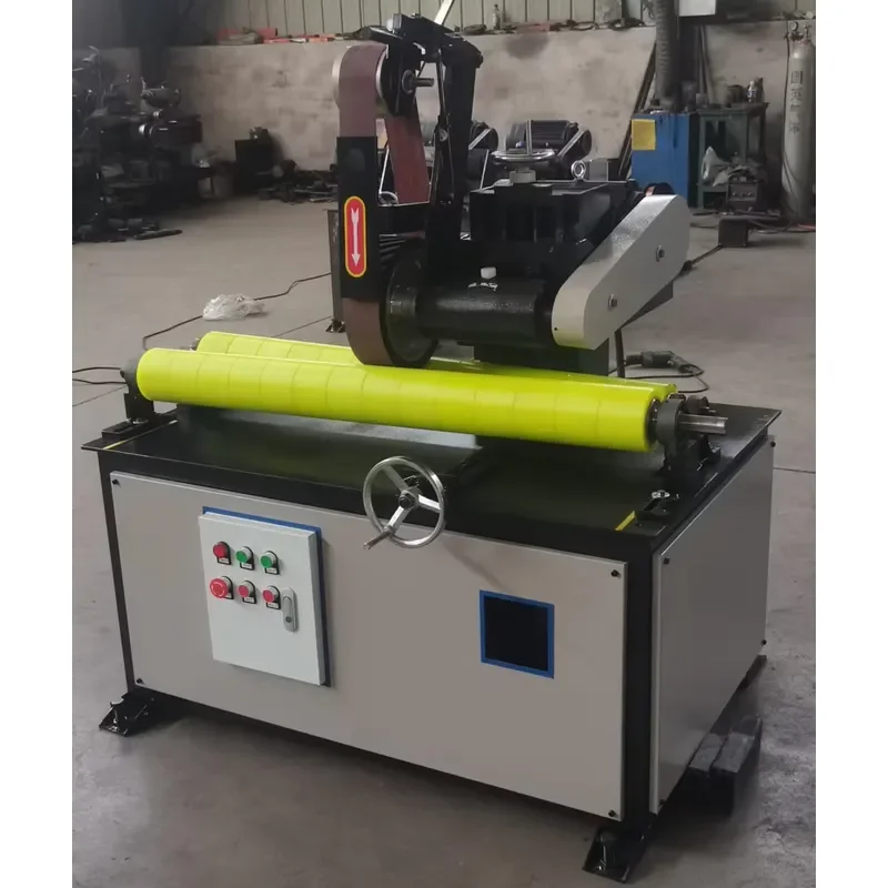 Belt-type Polishing Machine for the Outer Surfaces of Metal Tubes; Surface Grinding Machine for Construction Bars and Tubes