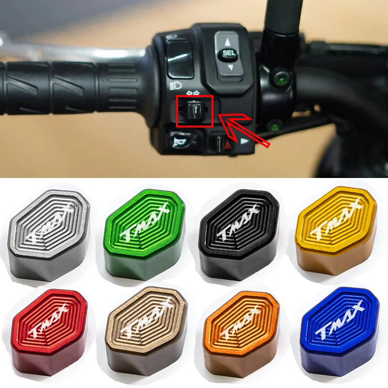 

For Yamaha TMAX Xmax T-Max 560 530 500 TMax530 SX DX TECH MAX TMAX560 Motorcycle Steering Signal Switch Button Cover Accessories