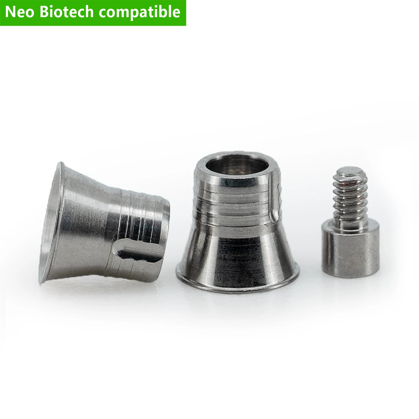 

Neo Biotech Multi Unit Abutment Titanium Base for Zirconia Bridge Crown Compatible Multi Unit Screw Retained Restoration Parts