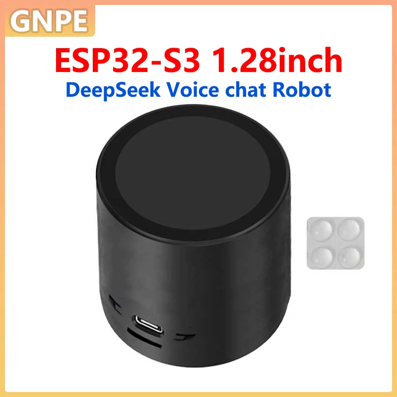 DeepSeek XiaoZhi AI Voice Chat Robot Mini BOX ESP32-S3 N16R8 Development Board 1.28 inch Round LCD Touch Screen Display