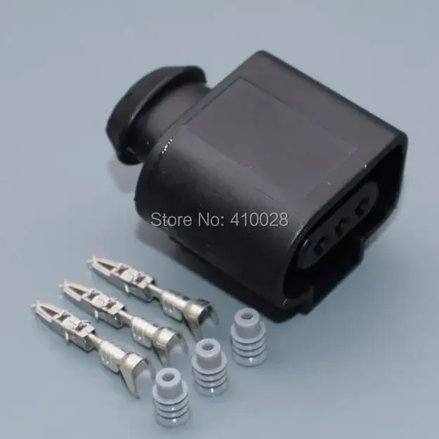 worldgolden 5/30/100sets 1J0973703 Camshaft Cam Sensor Pigtail Plug Connector case for Audi A4 A6 AVK 3.0 1J0 973 703