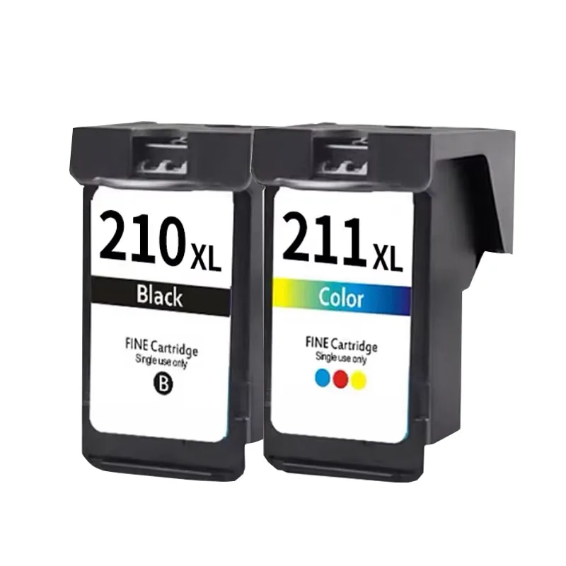 PG210 CL211 210 211 Compatible Ink Cartridge 210XL 211XL For Canon Pixma MP240 MP250 MP260 MP270 MP280 MP480 MP490 MP495 Printer