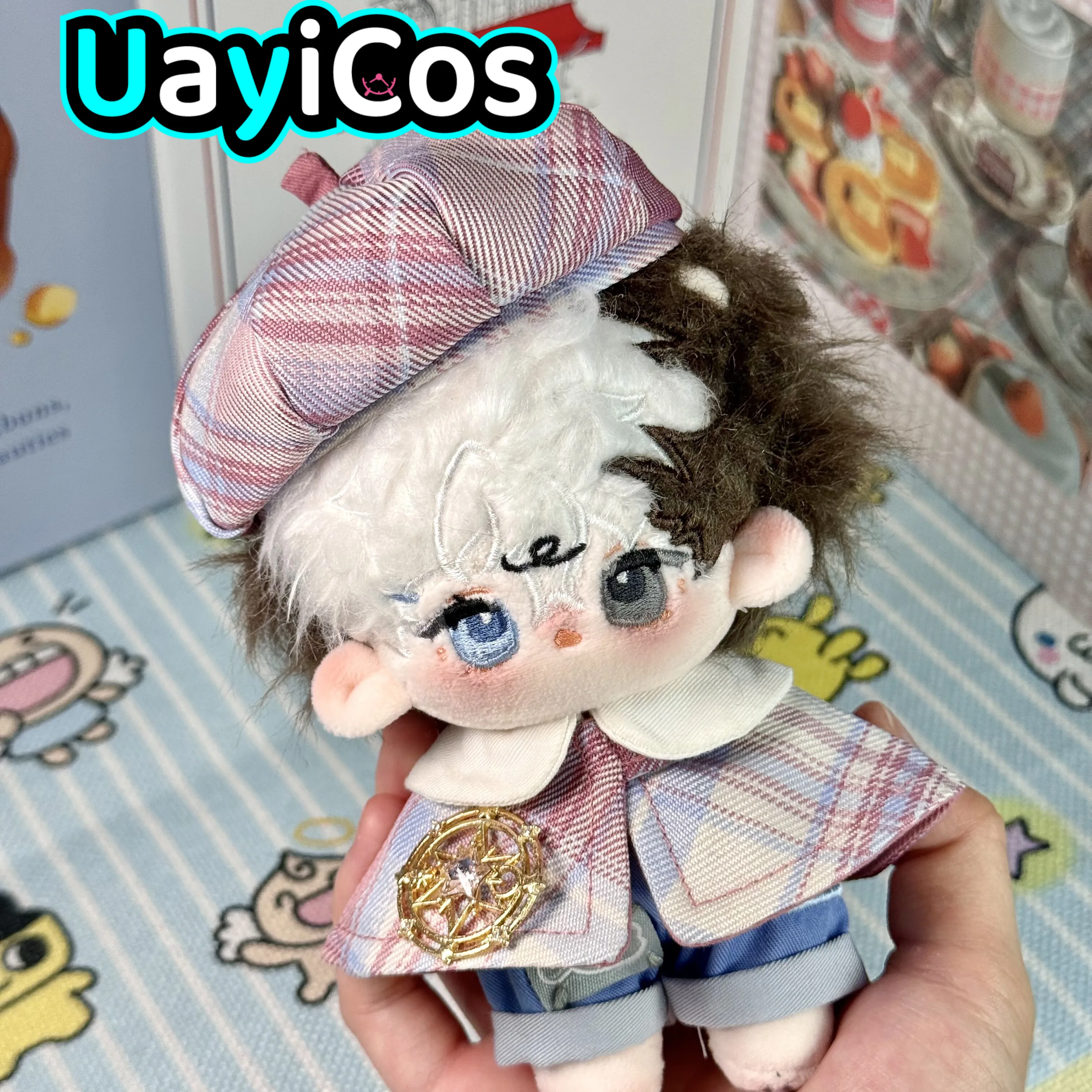 

In Stock 10cm Doll Clothes Magic Academy Cloak Plaid Hat Clothing Costume Suit Doll Accessories Anime Game Toy Kids Gifts Cospla