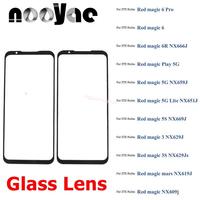 Front Digitizer LCD Sensor Touch Screen Glass lens Panel For ZTE Nubia Red Magic 2 3 6 Pro 6R NX666J Play NX659J 5G Lite NX651J