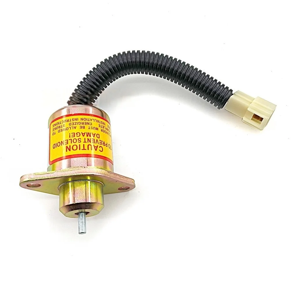 Kubota Excavator Flameout Solenoid Valve Switch Electromagnet SA-4569-T 1503ES-12A5UC5S for Construction Equipment