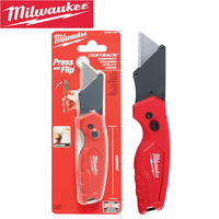 Milwaukee 48-22-1500 FSTBACK Compact Folding Utility Knife Press & Flip Quick Change With Blade Holder Multi-function Knife ﻿