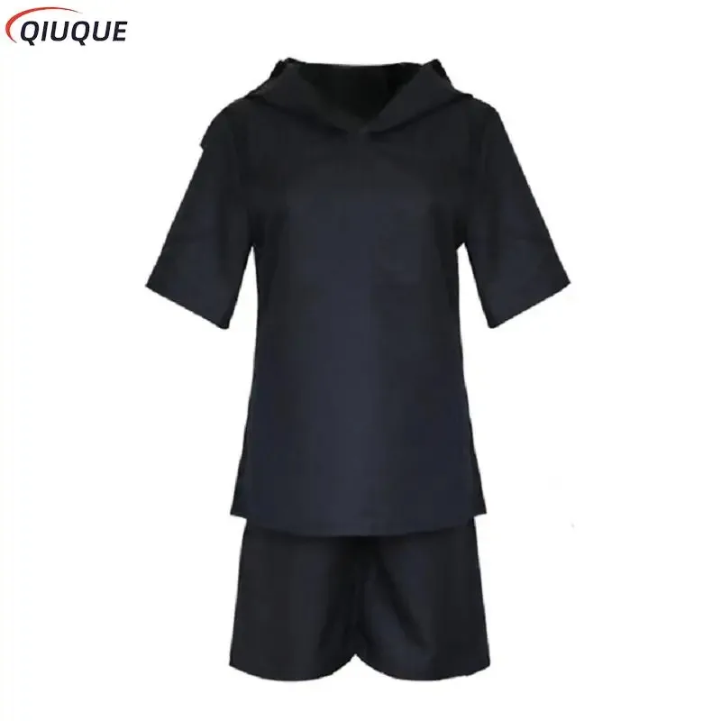 Kaneki ken cosplay traje com capuz jaqueta calças shorts conjunto completo roupas uniformes masculinos máscaras anime terno em quadrinhos adereços acessórios