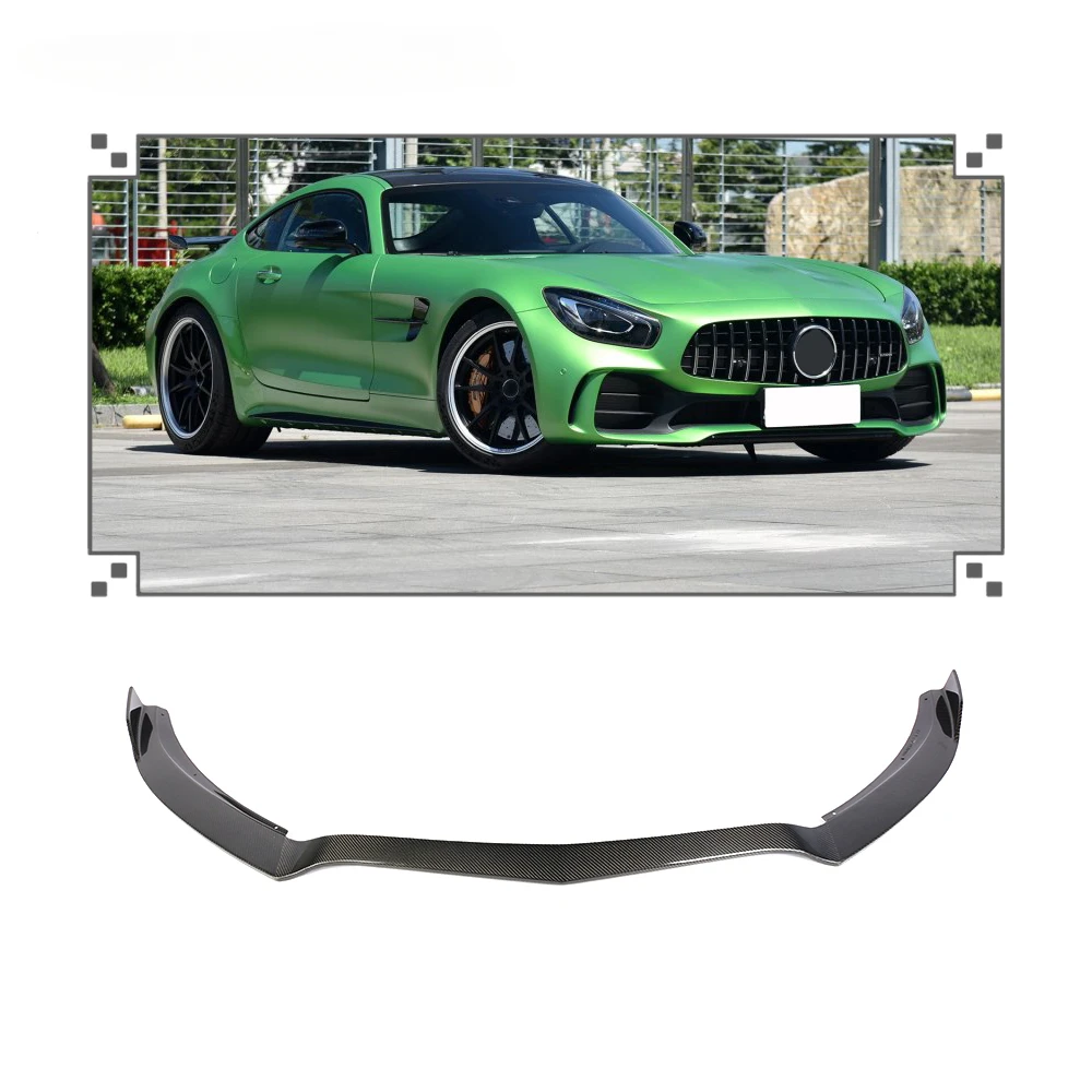 

Auto car parts Modification Carbon Fiber Front Lip for Mercedes Benz AMG GT R 2016-2018