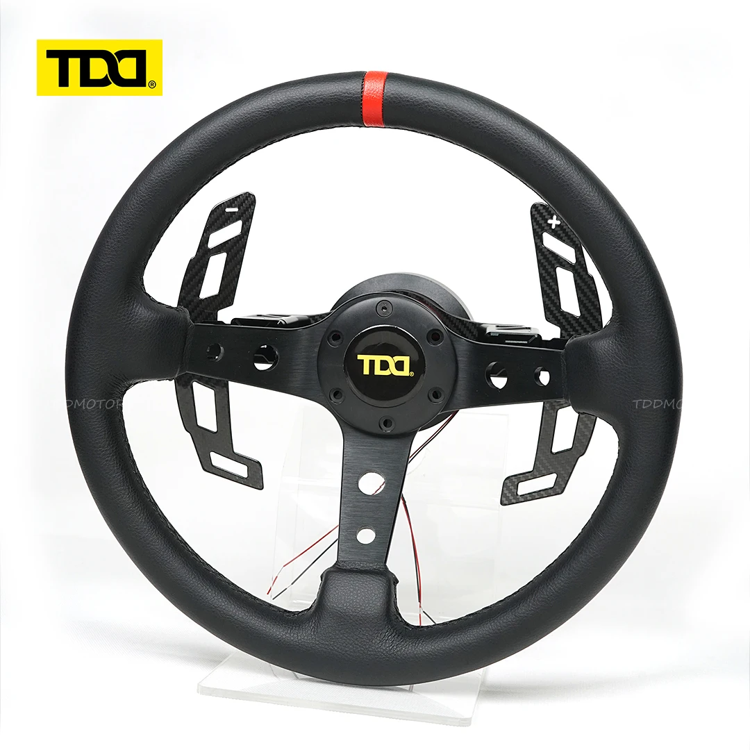 TDD Carbon Fibre Magnetic Paddle Shifter  Quick Release Steering Wheel Carbon Fibre Paddle For Universal Racing