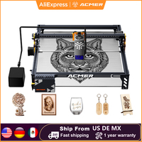 ACMER P1 S PRO 20W 10W 6W Laser Engraving Machine Support WiFi APP Control Woodworking Tools Engravable Wood Lacquered Metal