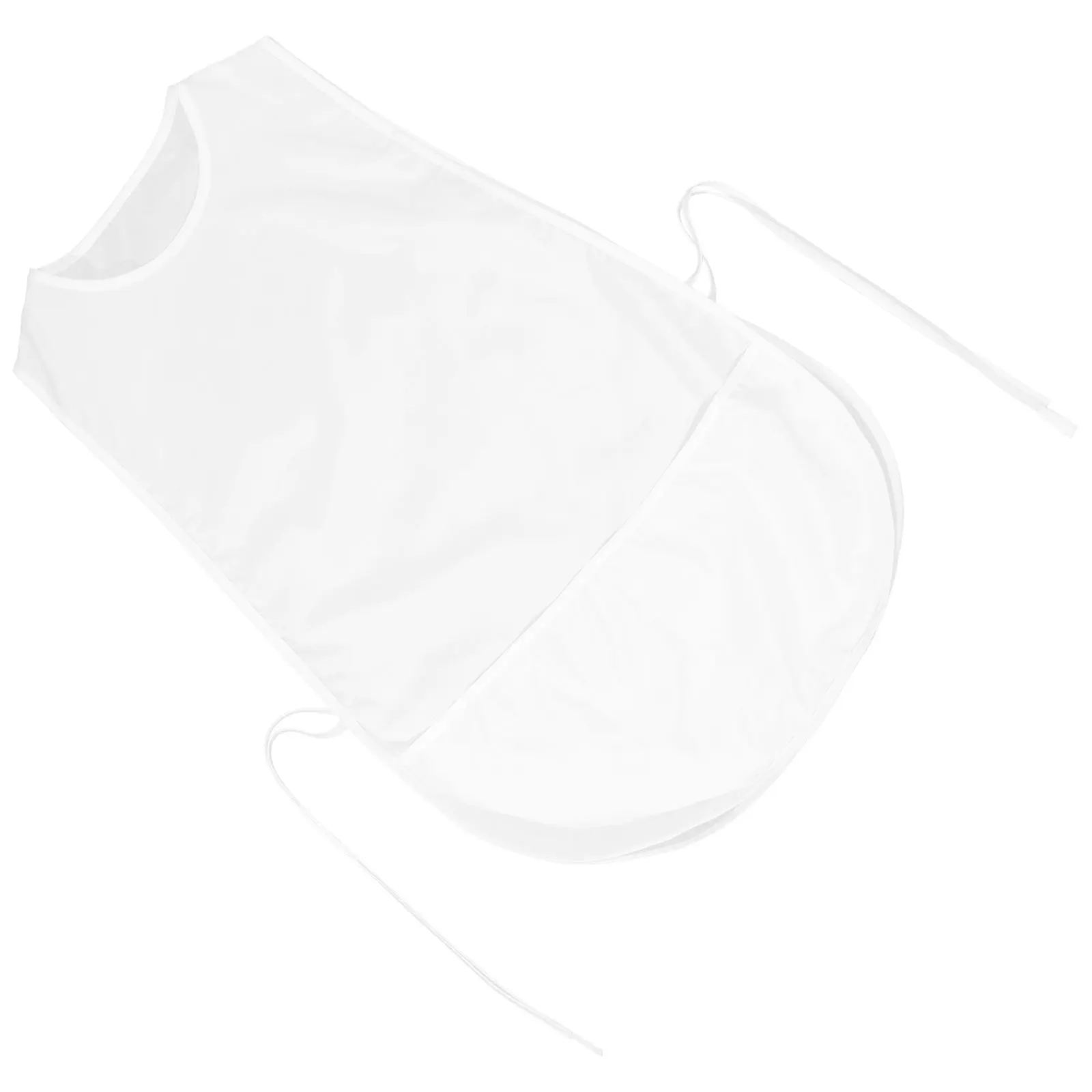 

Sleeveless Vest Aprons White Hair Stylist Barber Unisex Hairdressing Kitchen Gardening Baking Cooking Pockets Reusable Cloth