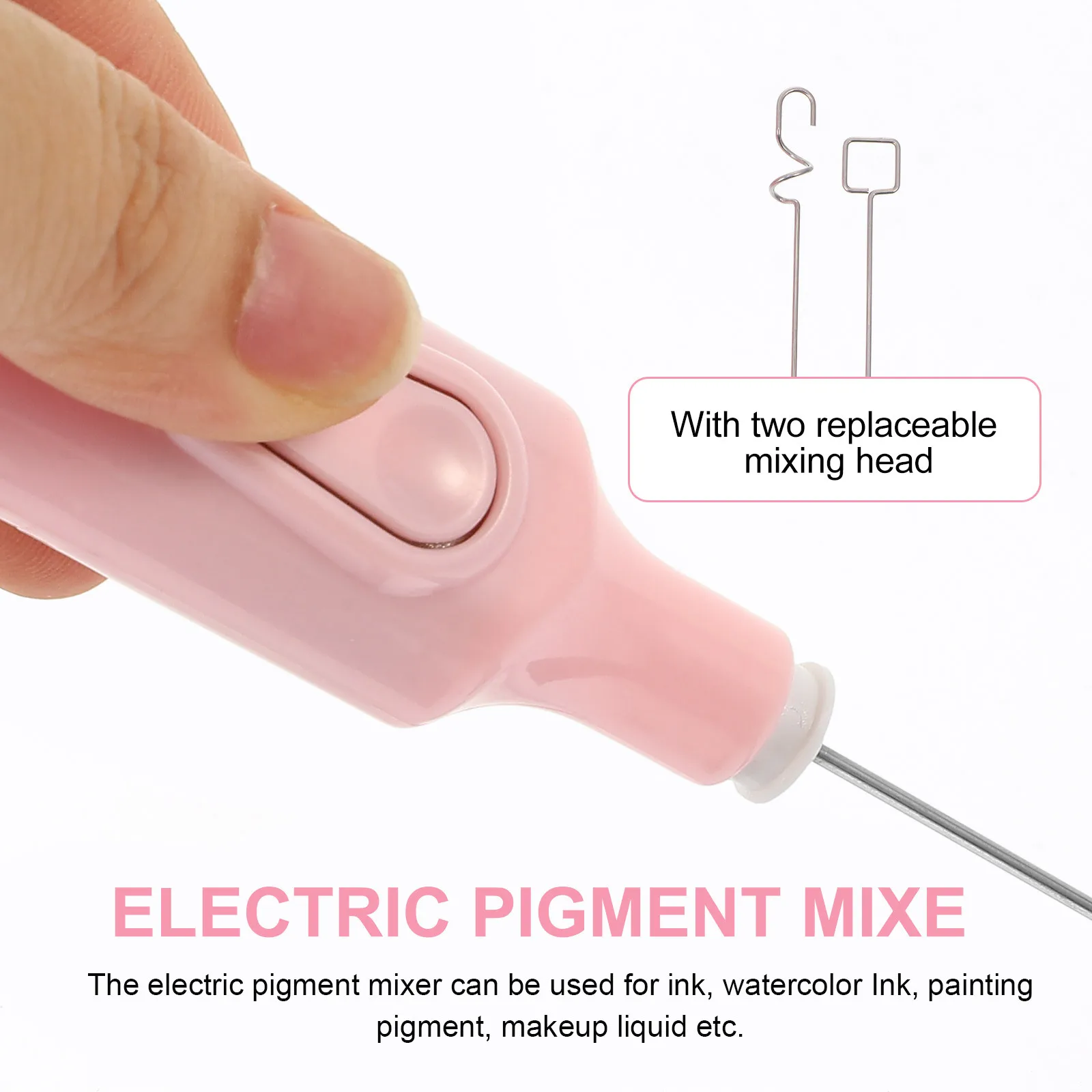 1Set Electric Pigment Ink Mixer for Gouache Paints Color Scraper Tool Smooth Consistent Mix Easy Operation Compact Design