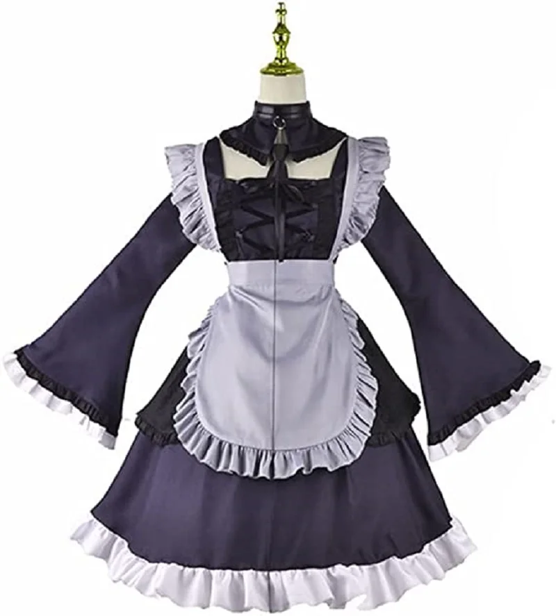 

French Sexy Adult Sissy Maid Kuroe Shizuku Role Playing Costume Women's and Girls' Halloween Costume