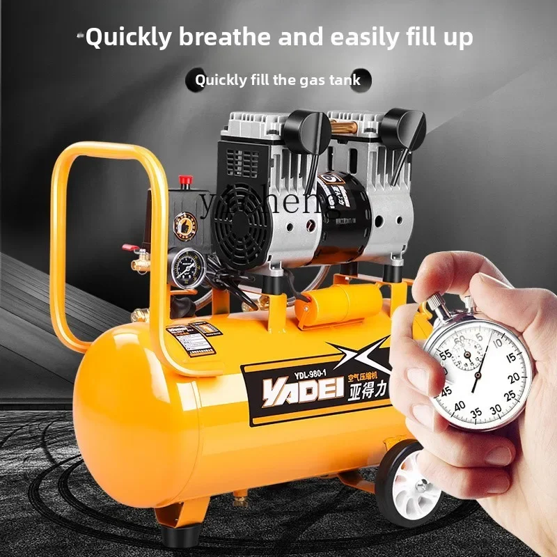 TQH oil-free silent air compressor small air pump air compressor pneumatic tool woodworking painting manufacturer