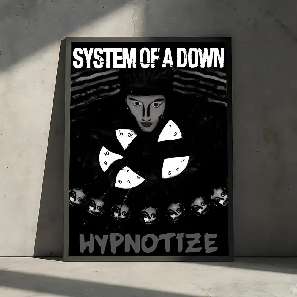 System Of A Down B-Band S-Singe Poster For Room Wall Art Decor Waterproof Stickers For Home Bar Bedroom Decoration