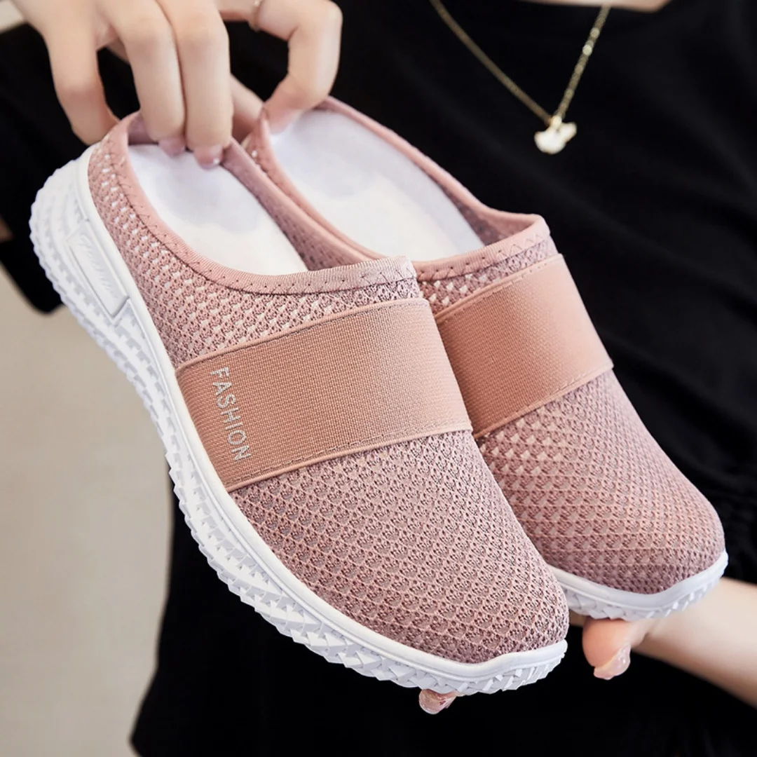 Women\'s shoes summer new breathable half shoe single shoes casual shoes sneakers