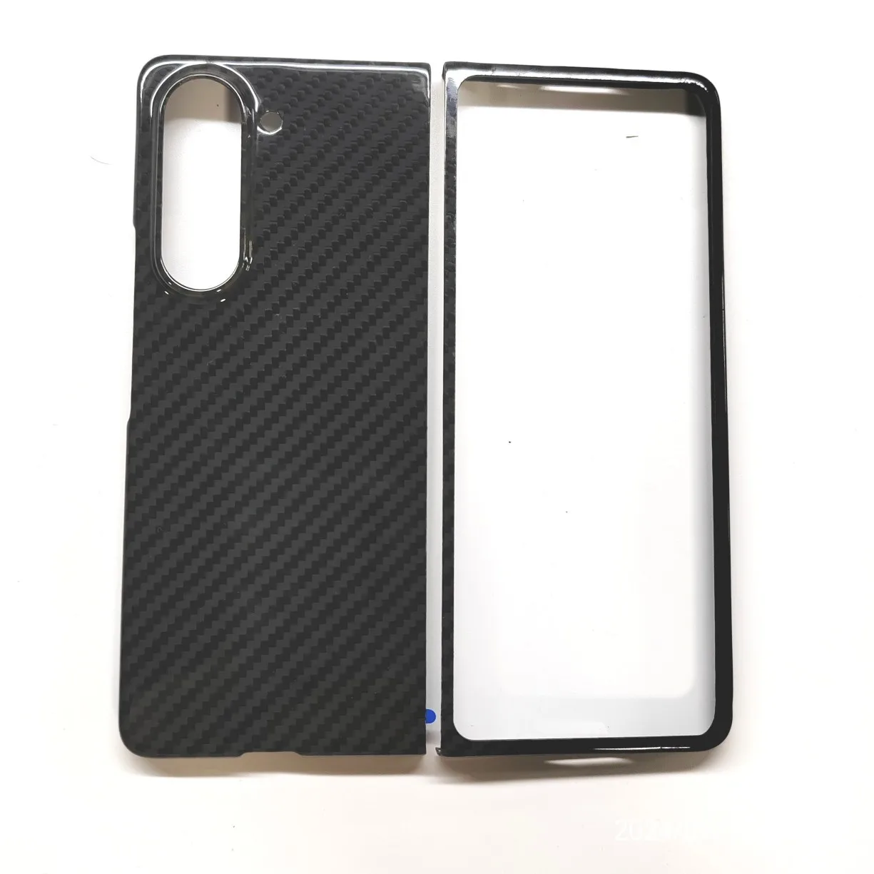 

Настоящий карбоновый чехол для Samsung Galaxy Fold5, кевларовый чехол из арамидного волокна, ультратонкий чехол для телефона с защитой от падения