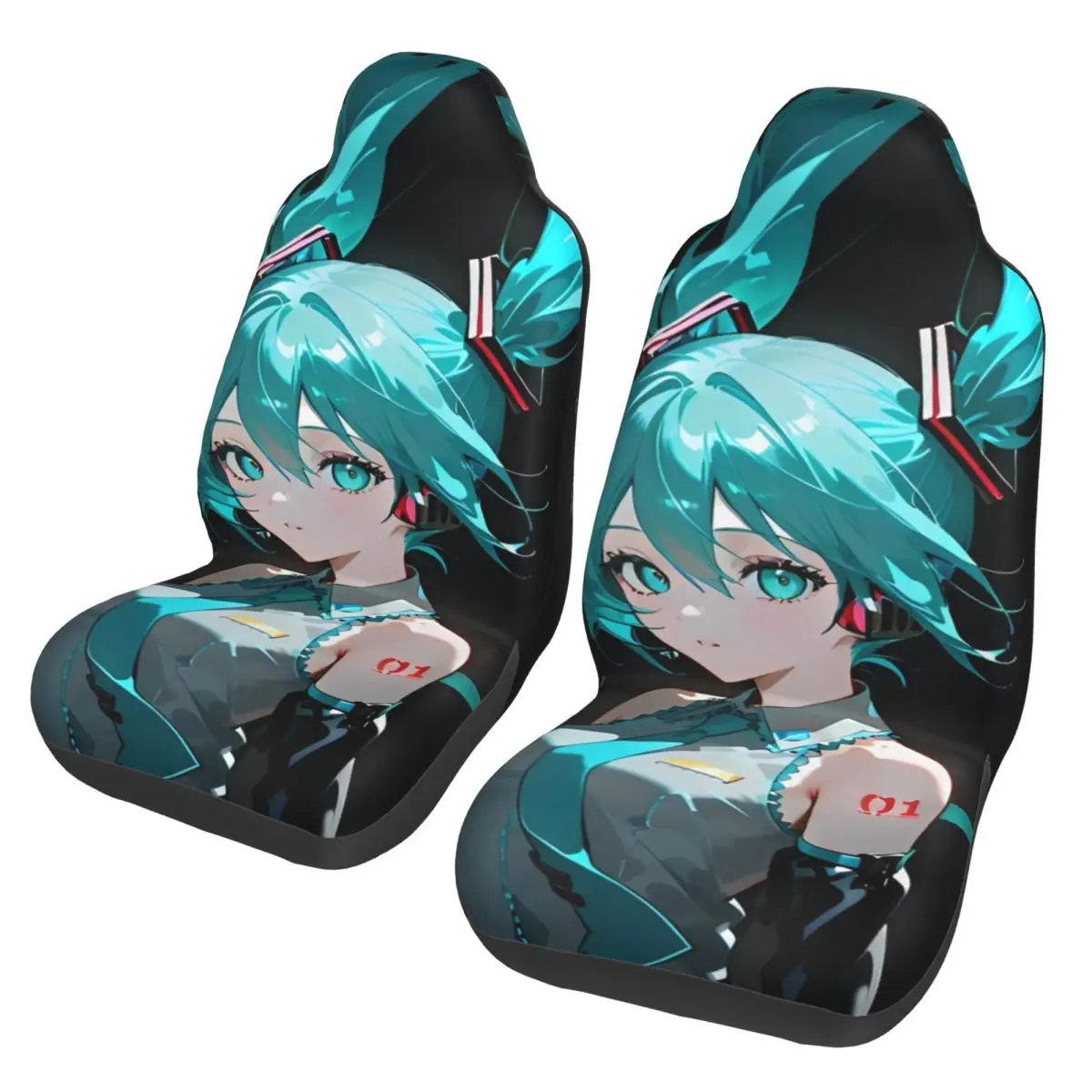Anime    Hatsune Miku Universal Car Seat Cover Protector Interior Accessories AUTOYOUTH Auto Seat Cover Polyester Fishing