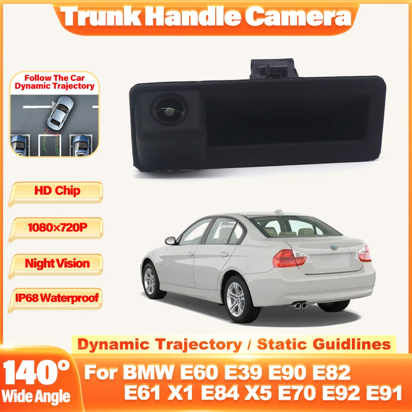 140°HD CCD 1080P Waterproof Car Rear View Reverse Camera For BMW E60 E39 E90 E82 E61 X1 E84 X5 E70 E92 E91 3/5 Series E88 E93 X6