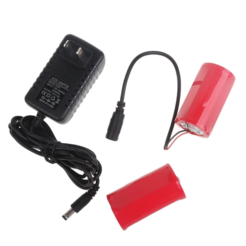 

110V-220V to 3V Battery Adapter for 2Ppcs1.5V LR20 D Long-lasting Power Solution