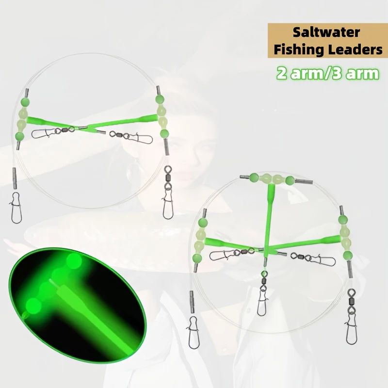 

Устойчивый к укусам поводок для морской рыбалки со светящимися бусинами — снасть для защиты от запутывания для морской рыбалки