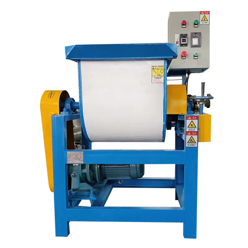 

Small horizontal flip type stainless steel real stone paint mixer